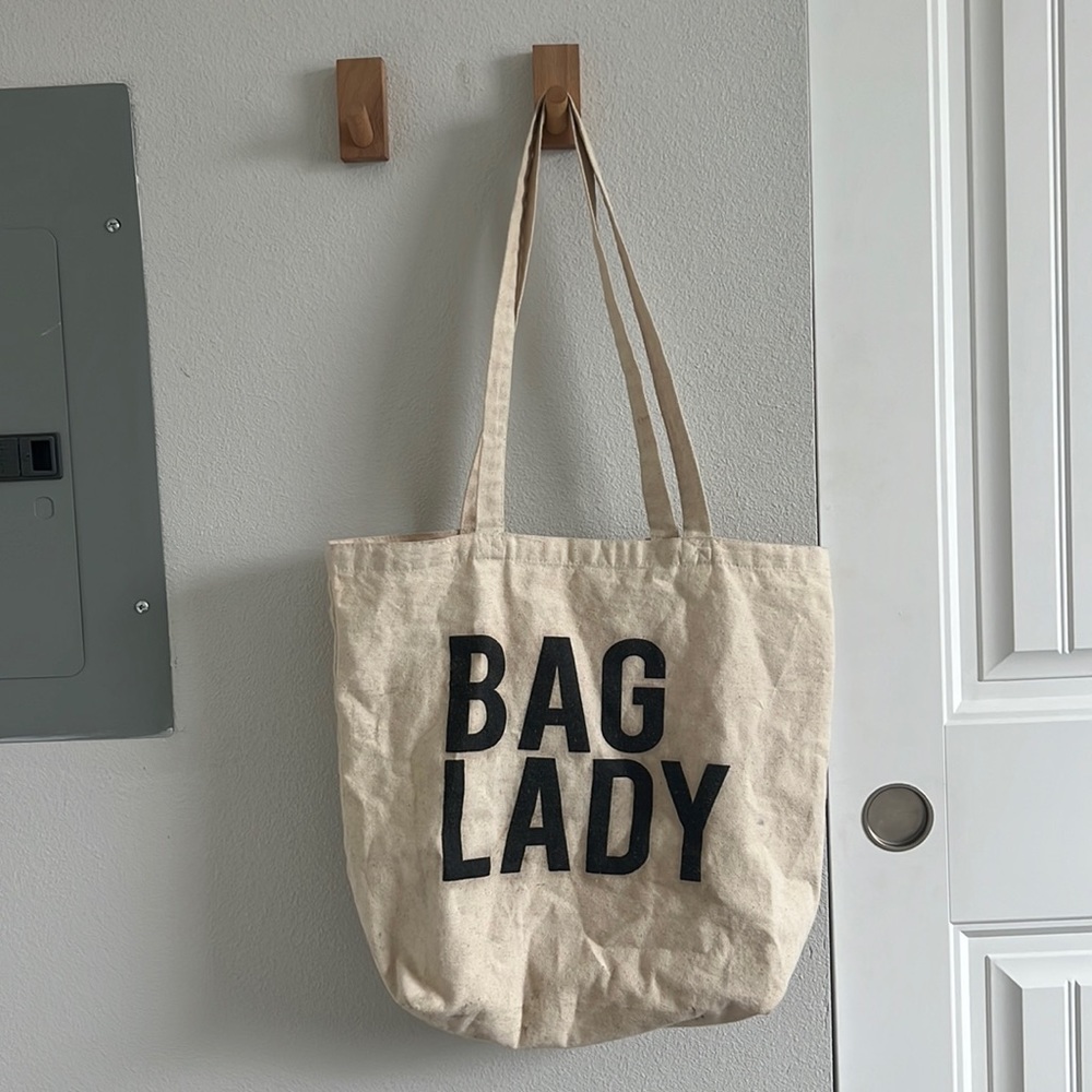 Reusable Bag Canvas Tote Moon and Mora